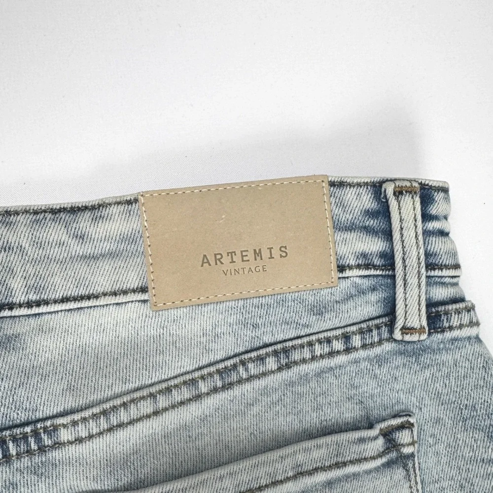 Artemis‎ Vintage The Modern Curvy Juniors Light Acid Wash Jeans Size 13/30